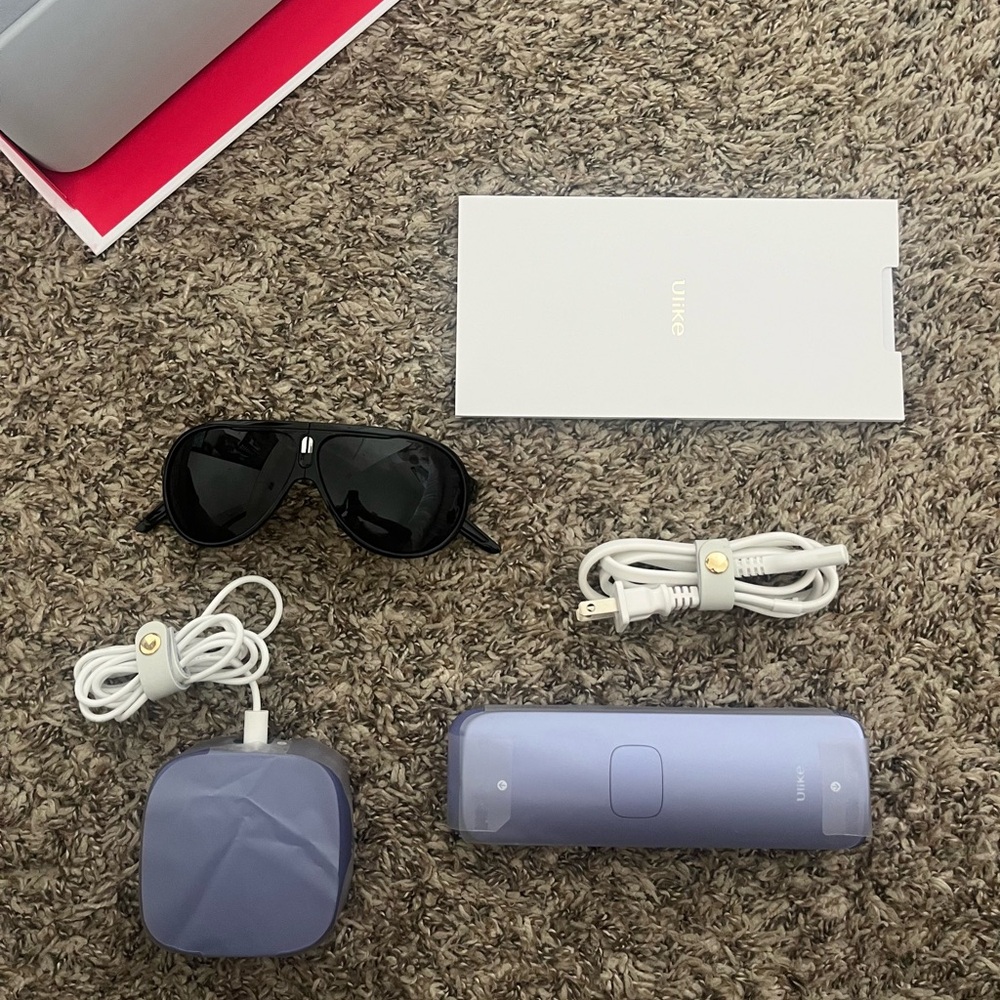 Ulike Purple Hair Removal Device with Accessories